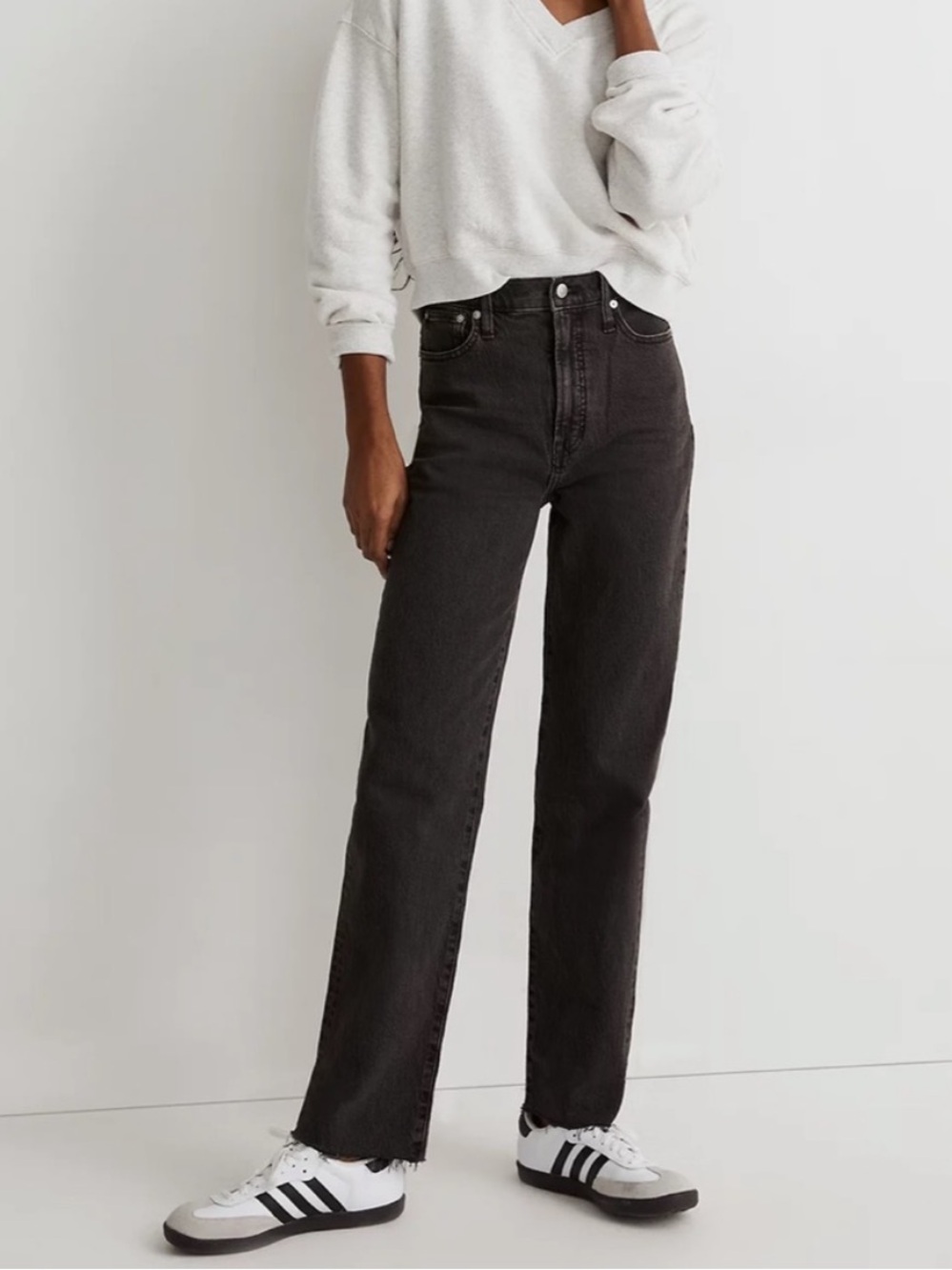 Madewell The Perfect Vintage Straight Jean in Lunar Wash